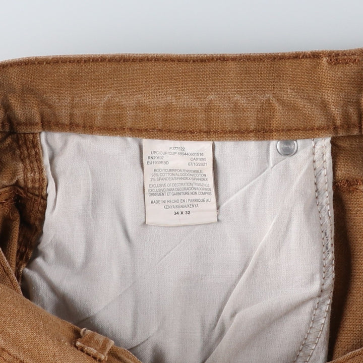 Dickies Duck Painter Pants Men's W36 cotton brown type Vintage Second Hand