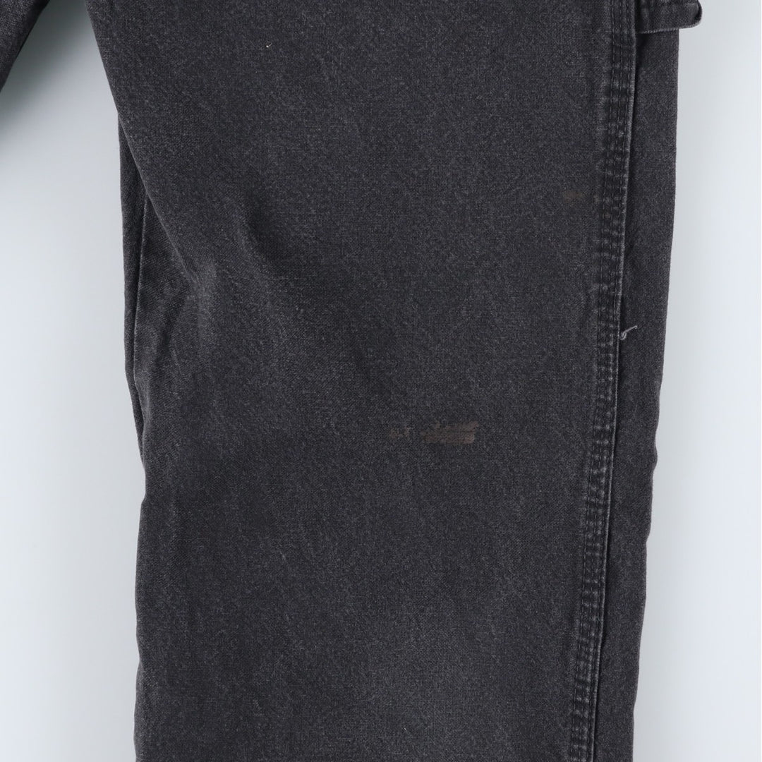 Dickies Duck Painter Pants Men's W34 equivalent cotton black type Vintage Second Hand