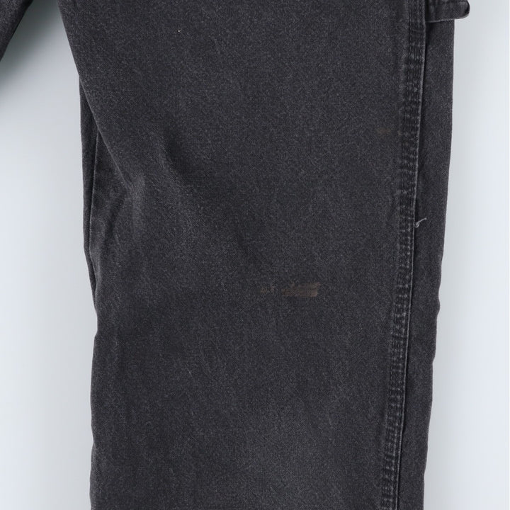 Dickies Duck Painter Pants Men's W34 equivalent cotton black type Vintage Second Hand