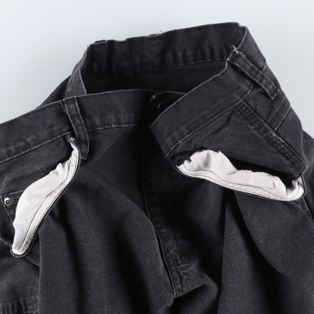 Dickies Duck Painter Pants Men's W34 equivalent cotton black type Vintage Second Hand