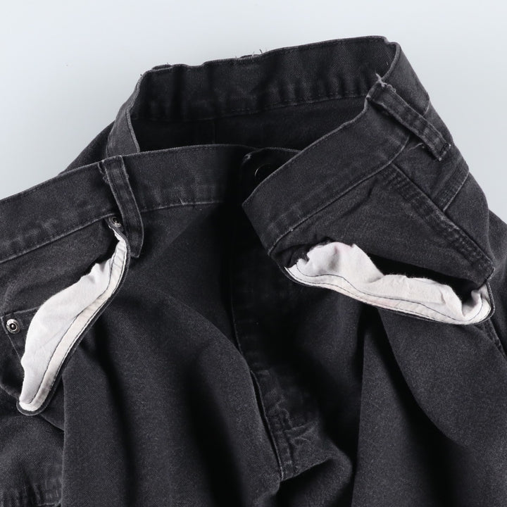 Dickies Duck Painter Pants Men's W34 equivalent cotton black type Vintage Second Hand
