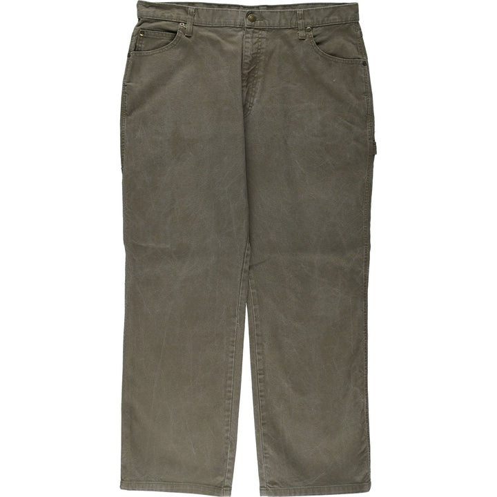 Dickies Duck Painter Pants Men's W37 cotton Khaki type sage green Vintage Second Hand