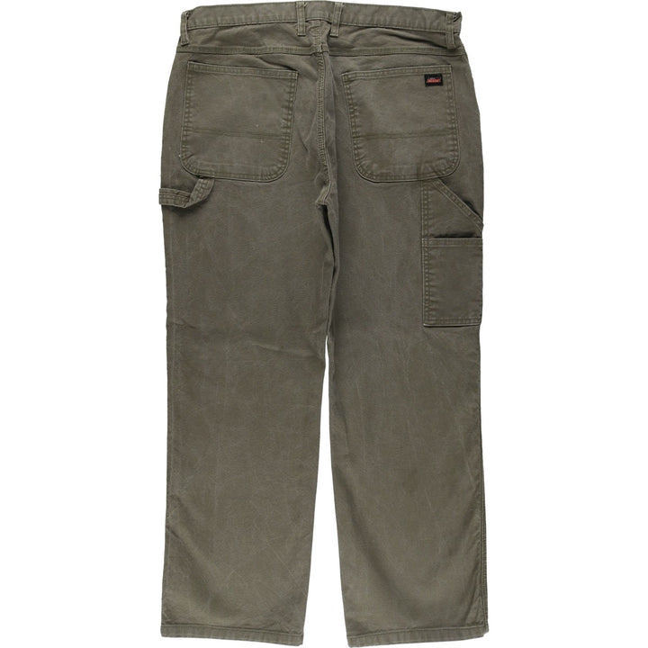 Dickies Duck Painter Pants Men's W37 cotton Khaki type sage green Vintage Second Hand