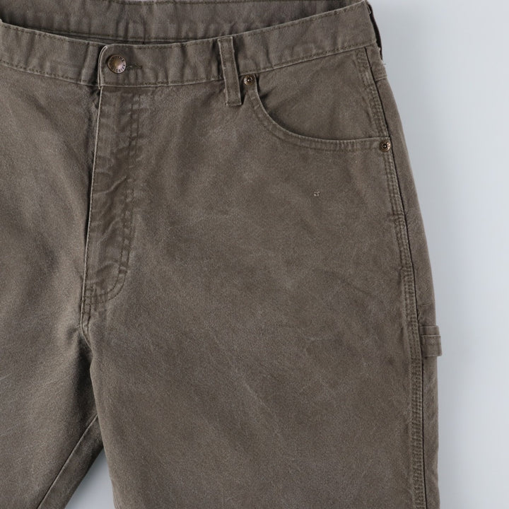 Dickies Duck Painter Pants Men's W37 cotton Khaki type sage green Vintage Second Hand