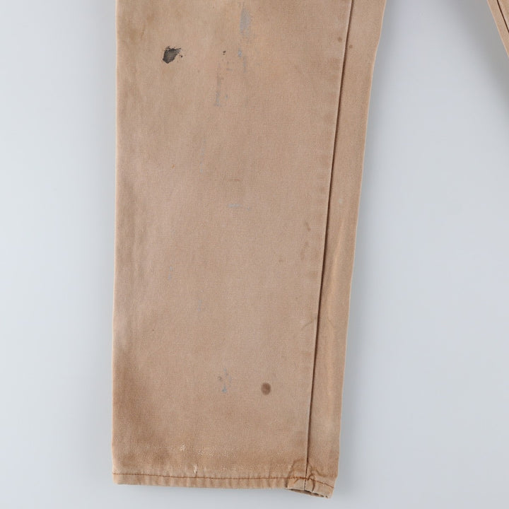 Dickies Duck Painter Pants Men's W36 cotton brown type Vintage Second Hand