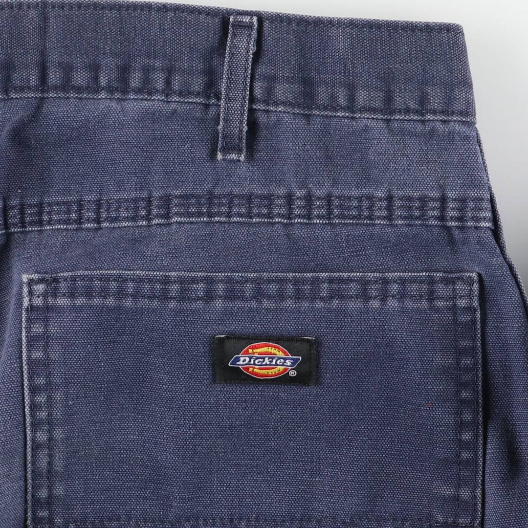 Dickies Duck Work Pants, Men's W39 (approx.) cotton navy blue type Vintage Second Hand