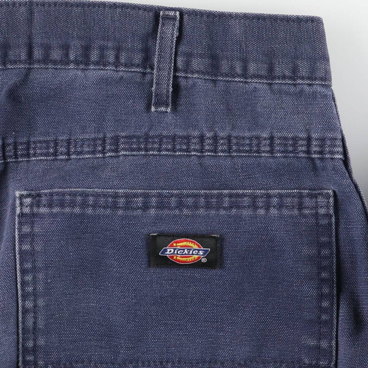 Dickies Duck Work Pants, Men's W39 (approx.) cotton navy blue type Vintage Second Hand