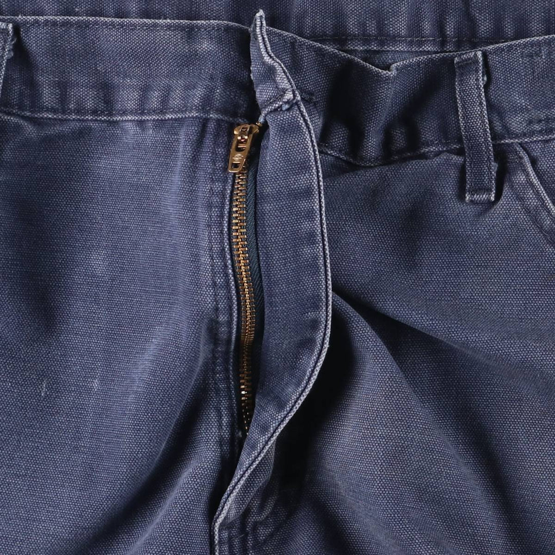 Dickies Duck Work Pants, Men's W39 (approx.) cotton navy blue type Vintage Second Hand