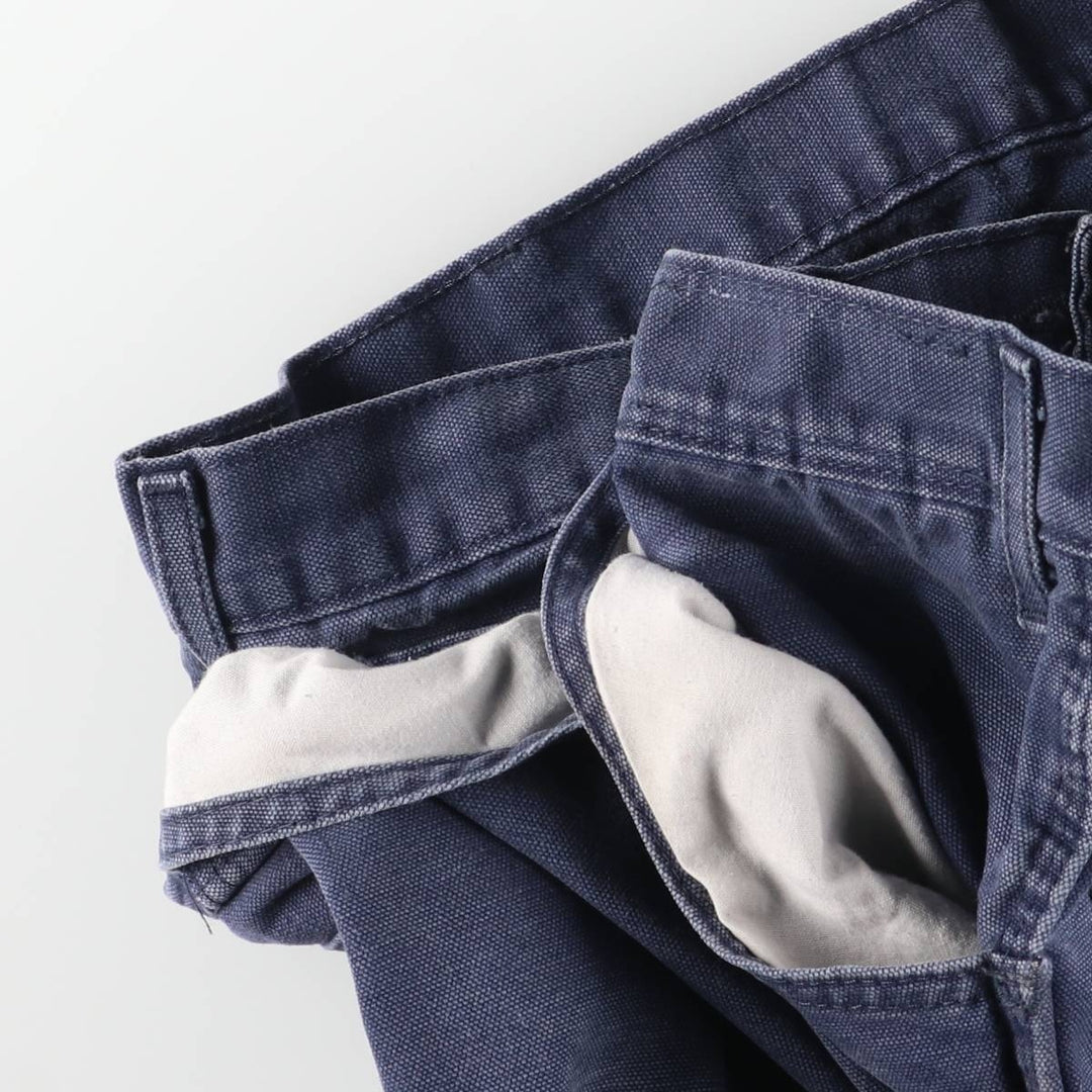 Dickies Duck Work Pants, Men's W39 (approx.) cotton navy blue type Vintage Second Hand