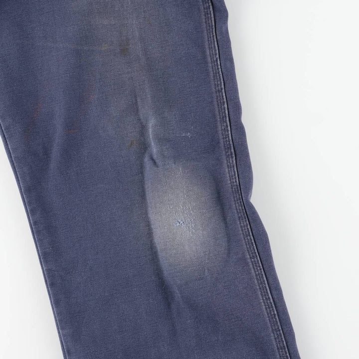Dickies Duck Work Pants, Men's W39 (approx.) cotton navy blue type Vintage Second Hand