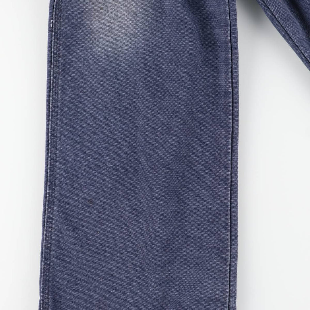 Dickies Duck Work Pants, Men's W39 (approx.) cotton navy blue type Vintage Second Hand