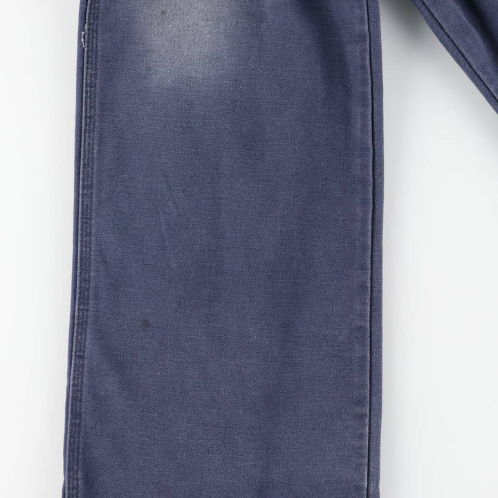 Dickies Duck Work Pants, Men's W39 (approx.) cotton navy blue type Vintage Second Hand