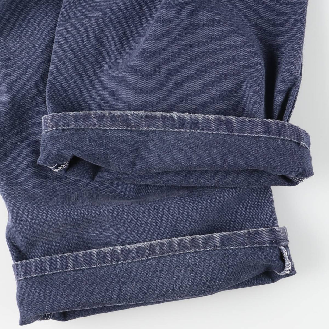 Dickies Duck Work Pants, Men's W39 (approx.) cotton navy blue type Vintage Second Hand