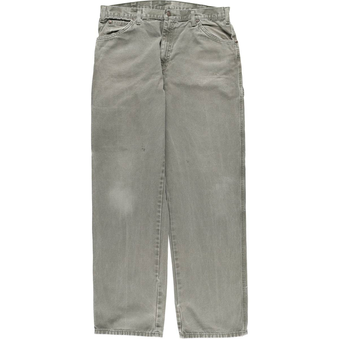 Dickies Duck Painter Pants Men's W35 equivalent cotton Khaki type Vintage Second Hand