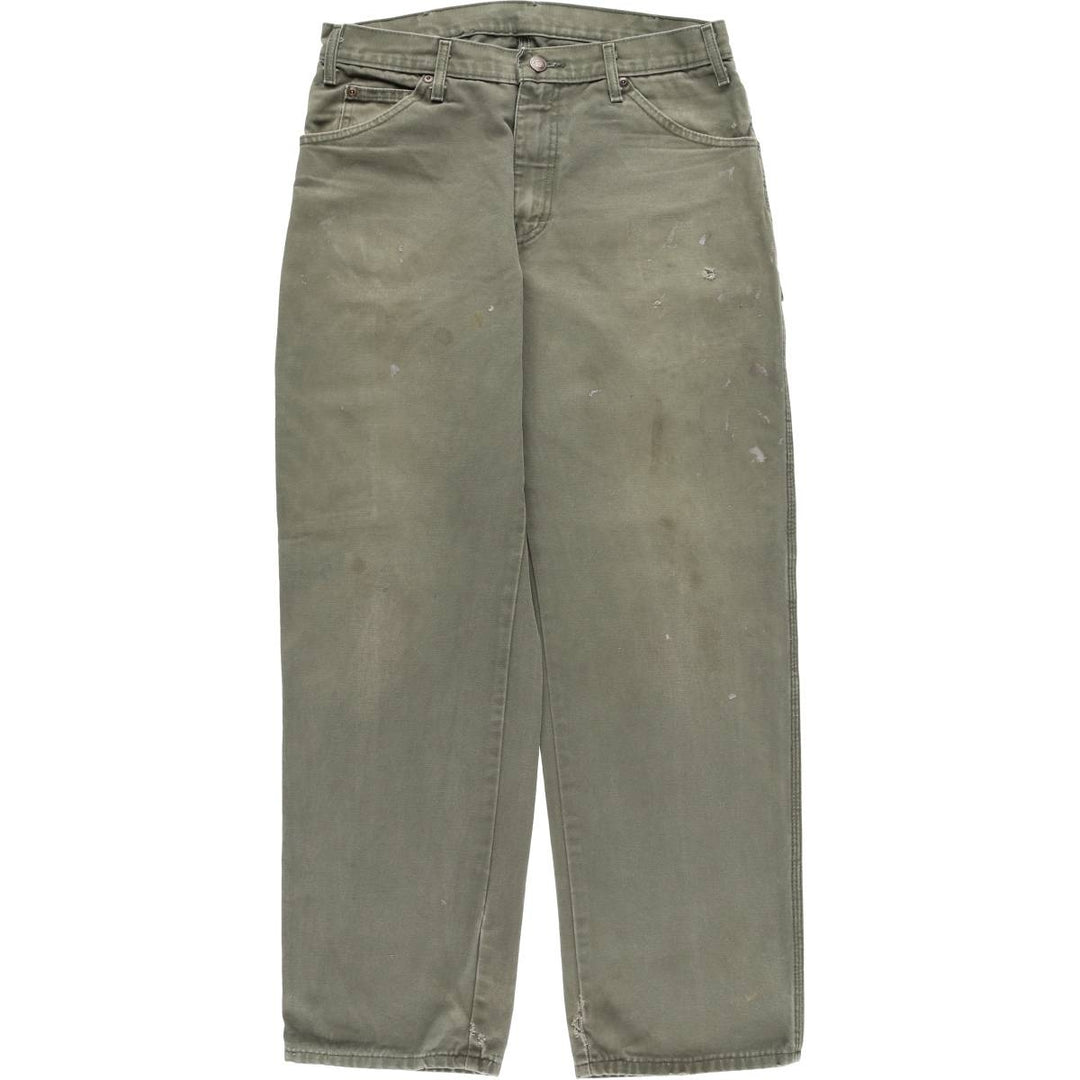 Dickies Duck Painter Pants Men's W32 equivalent unclear Khaki type Vintage Second Hand