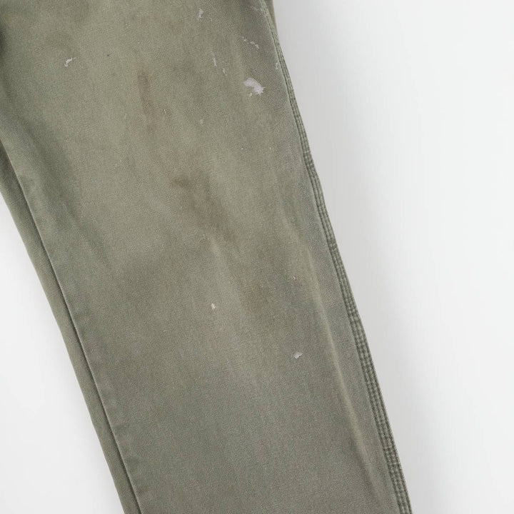 Dickies Duck Painter Pants Men's W32 equivalent unclear Khaki type Vintage Second Hand