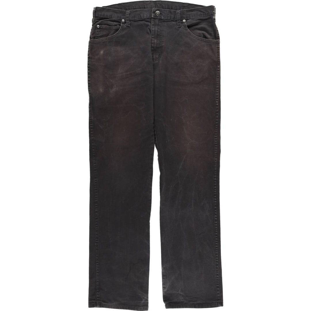 Dickies Duck Work Pants Men's W36 cotton black type Vintage Second Hand
