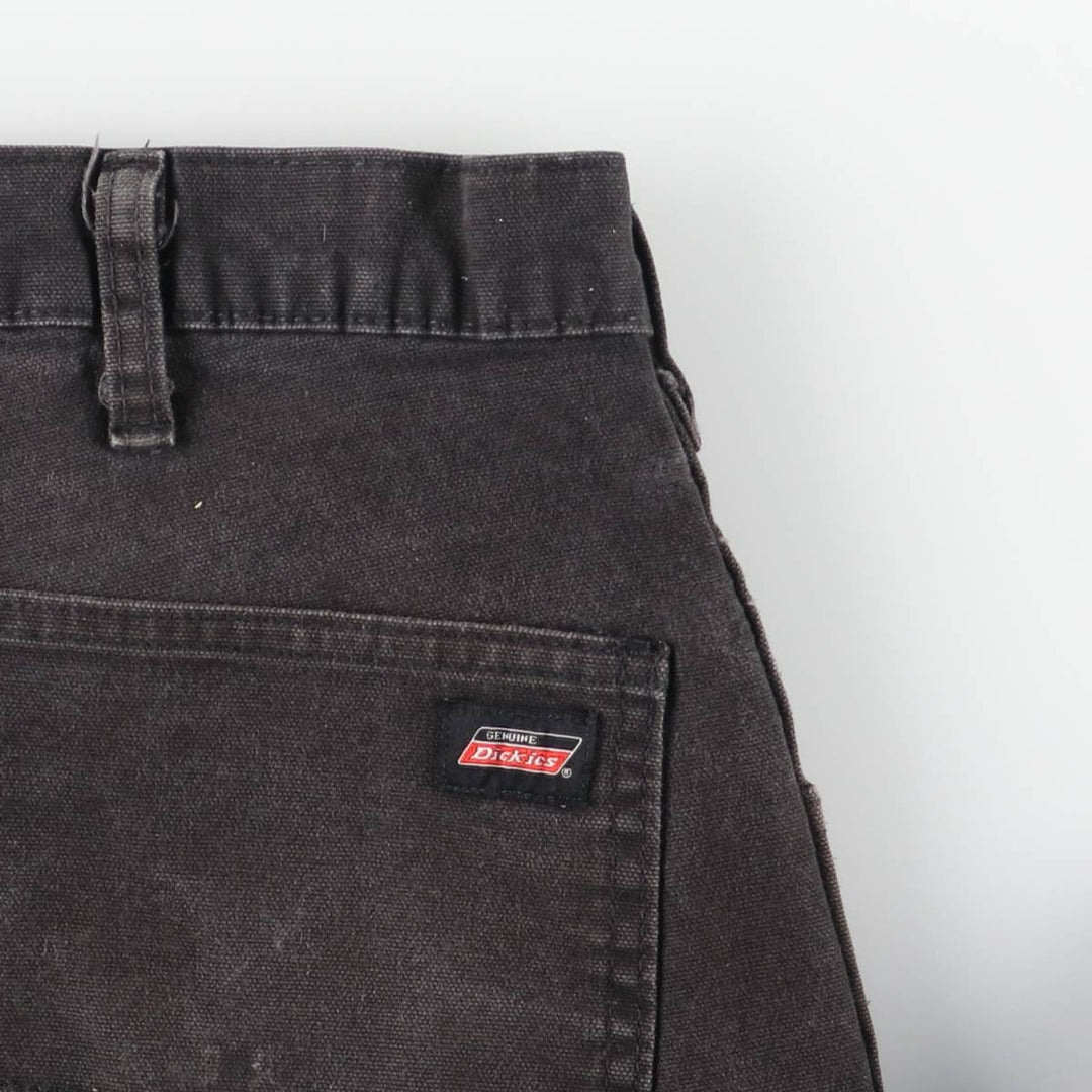 Dickies Duck Work Pants Men's W36 cotton black type Vintage Second Hand