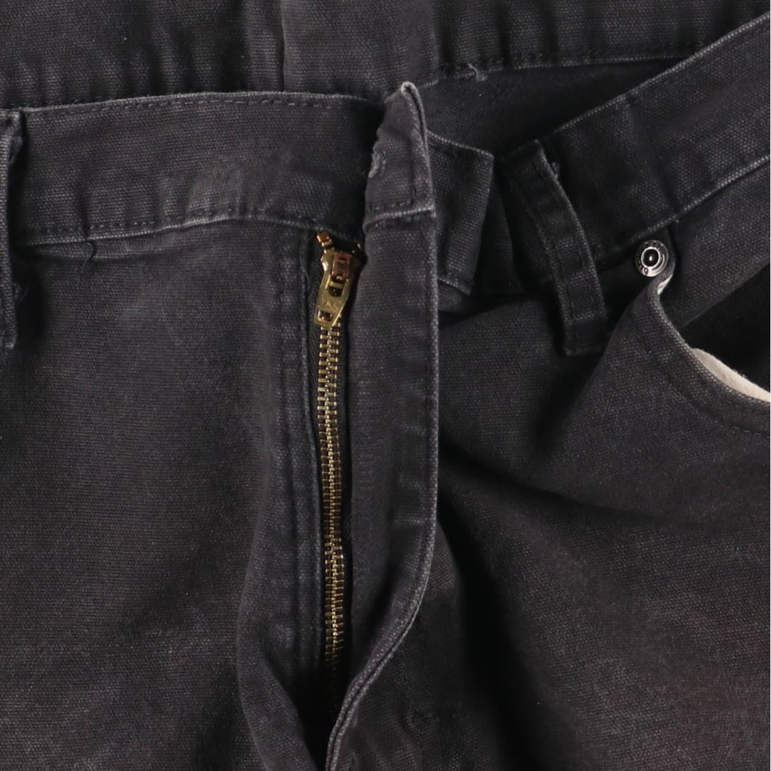 Dickies Duck Work Pants Men's W36 cotton black type Vintage Second Hand