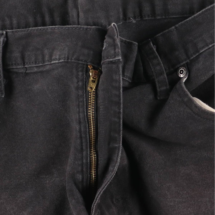 Dickies Duck Work Pants Men's W36 cotton black type Vintage Second Hand