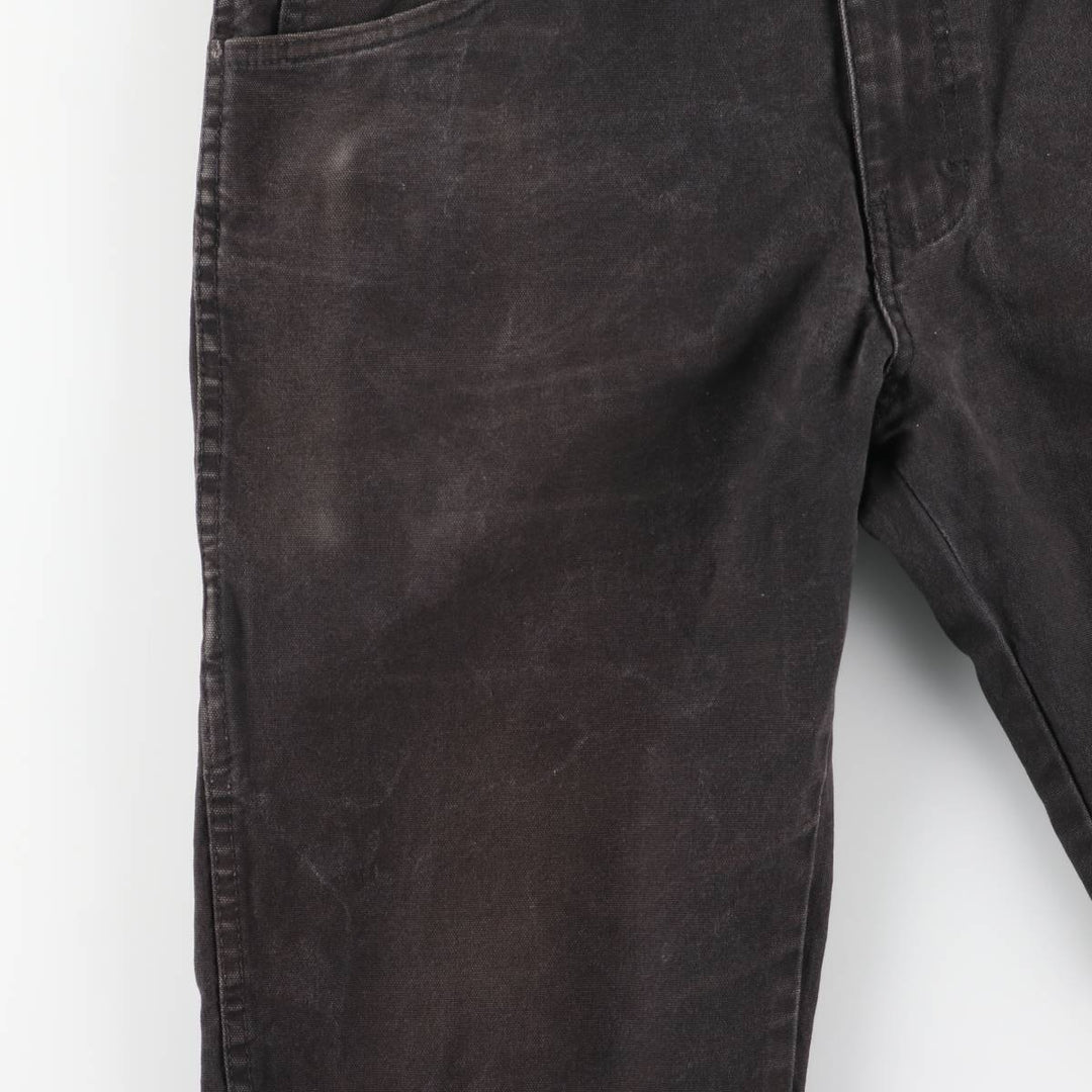 Dickies Duck Work Pants Men's W36 cotton black type Vintage Second Hand