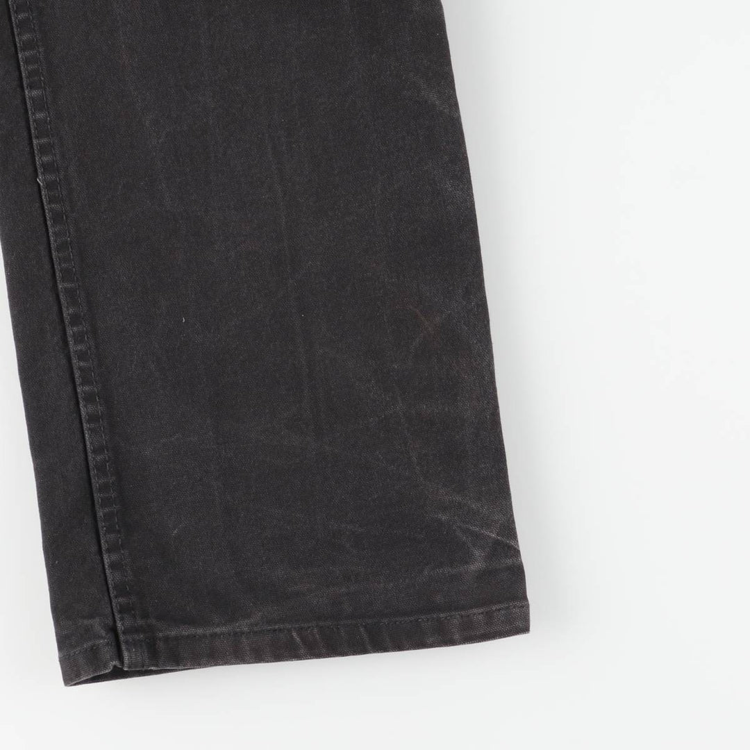 Dickies Duck Work Pants Men's W36 cotton black type Vintage Second Hand