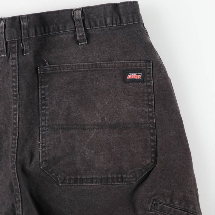 Dickies Duck Work Pants Men's W36 cotton black type Vintage Second Hand