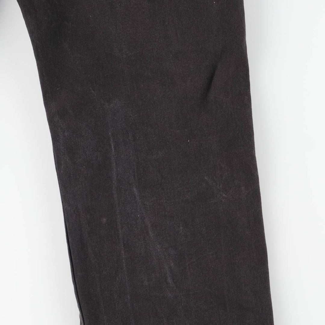 Dickies Duck Work Pants Men's W36 cotton black type Vintage Second Hand