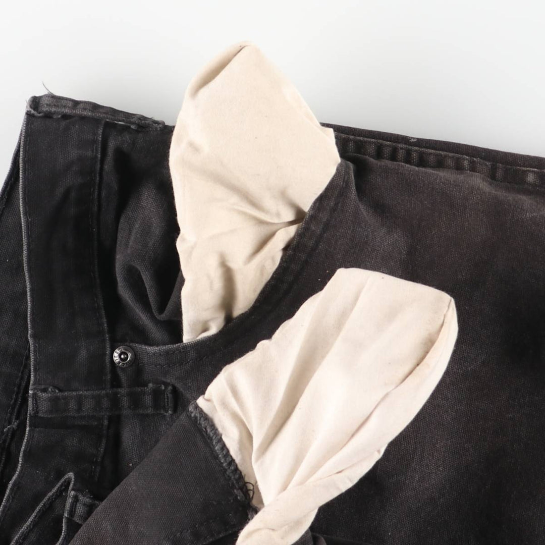 Dickies Duck Work Pants Men's W36 cotton black type Vintage Second Hand