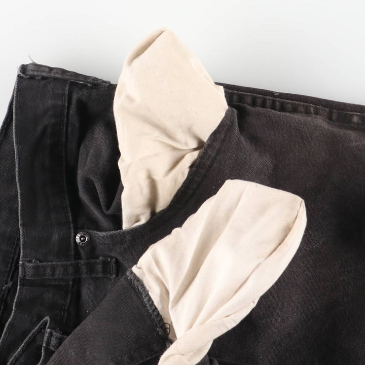Dickies Duck Work Pants Men's W36 cotton black type Vintage Second Hand