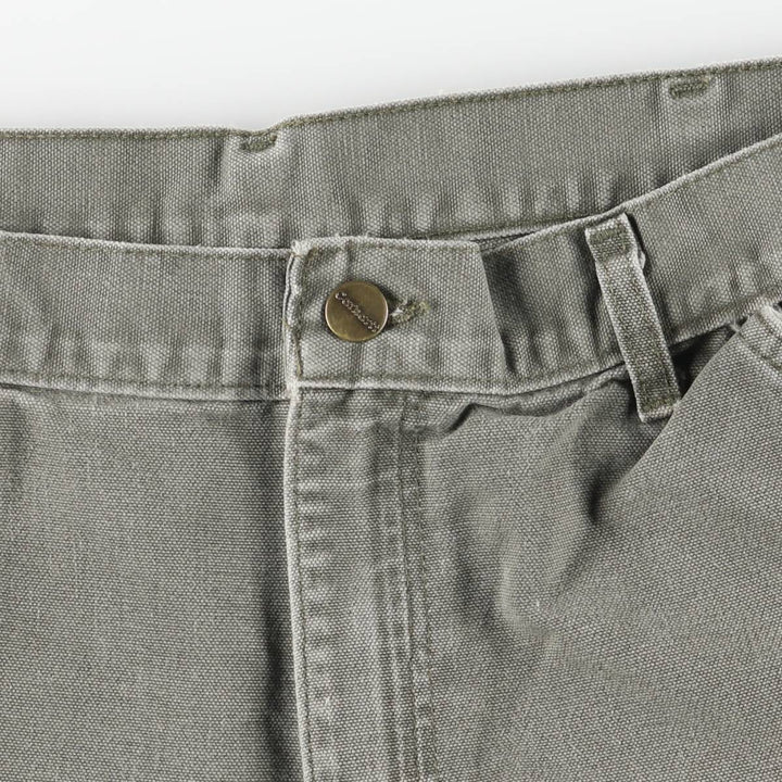 Carhartt Dungaree Fit Duck Painter Pants, Men's, Size W33 cotton Khaki type sage green Vintage Second Hand