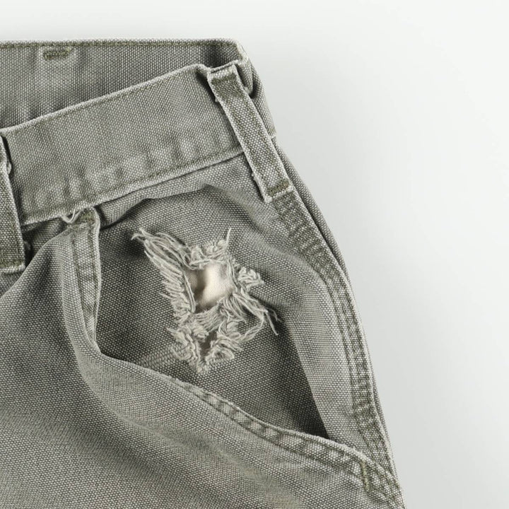 Carhartt Dungaree Fit Duck Painter Pants, Men's, Size W33 cotton Khaki type sage green Vintage Second Hand