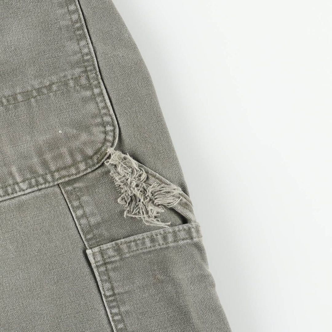 Carhartt Dungaree Fit Duck Painter Pants, Men's, Size W33 cotton Khaki type sage green Vintage Second Hand