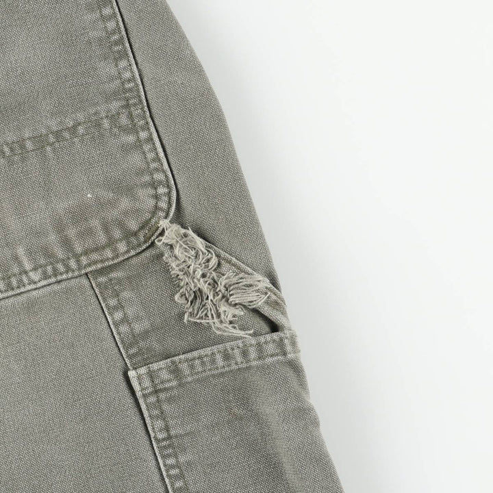 Carhartt Dungaree Fit Duck Painter Pants, Men's, Size W33 cotton Khaki type sage green Vintage Second Hand