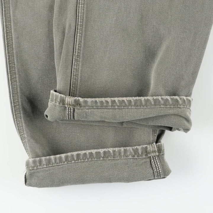 Carhartt Dungaree Fit Duck Painter Pants, Men's, Size W33 cotton Khaki type sage green Vintage Second Hand