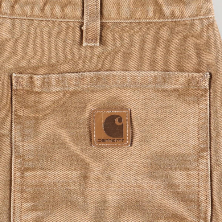 Carhartt Original Dungaree Fit Duck Painter Pants, Men's, W36 equivalent cotton brown type Vintage Second Hand