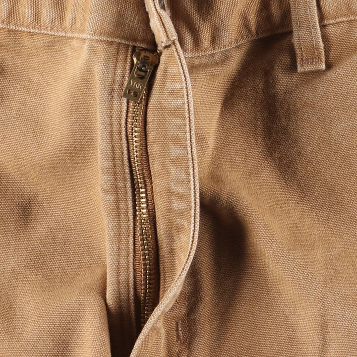 Carhartt Original Dungaree Fit Duck Painter Pants, Men's, W36 equivalent cotton brown type Vintage Second Hand