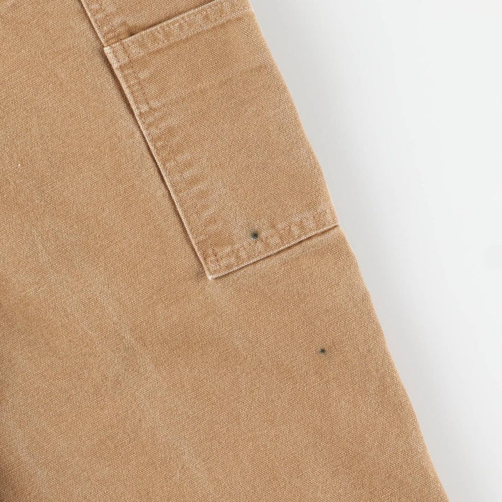 Carhartt Original Dungaree Fit Duck Painter Pants, Men's, W36 equivalent cotton brown type Vintage Second Hand