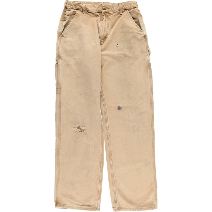 Carhartt Duck Painter Pants, Men's, W30 equivalent cotton Beige type Vintage Second Hand
