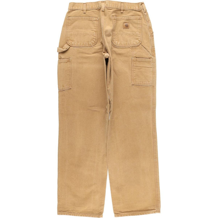 Carhartt Loose Original Fit Duck Painter Pants, Men's, W33 equivalent cotton beige type brown Vintage Second Hand