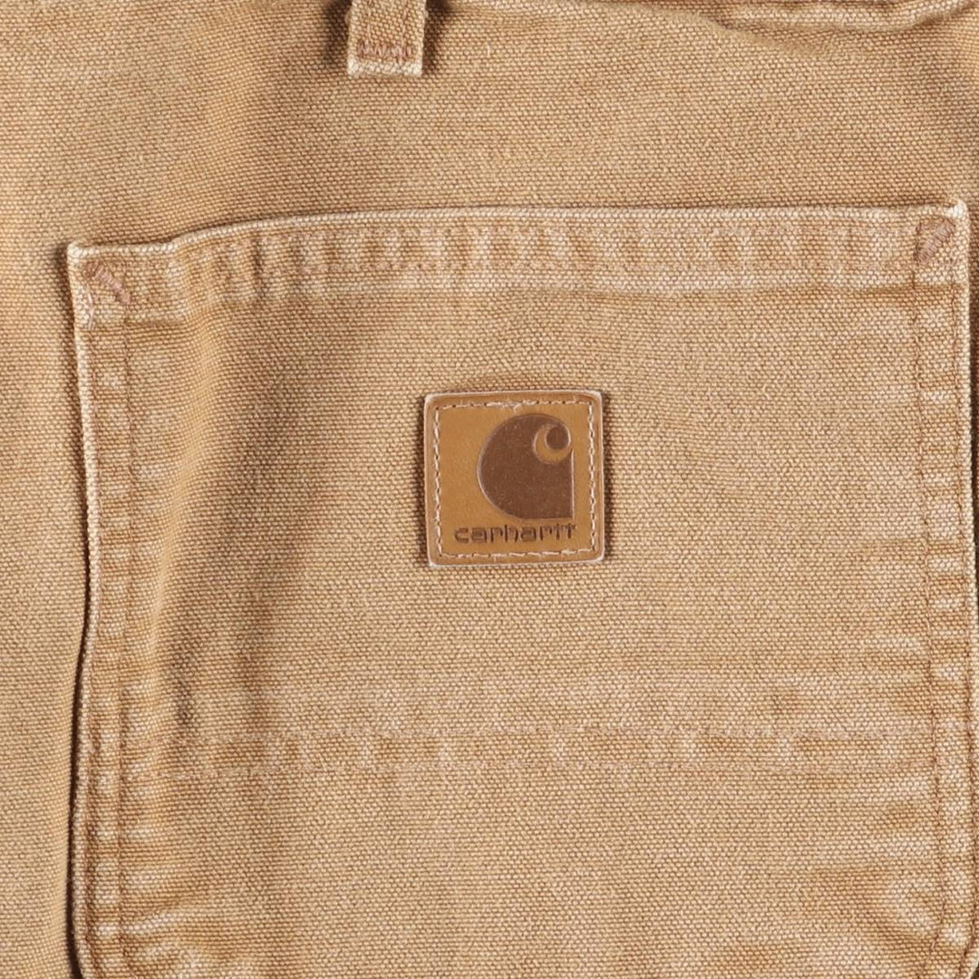 Carhartt Loose Original Fit Duck Painter Pants, Men's, W33 equivalent cotton beige type brown Vintage Second Hand