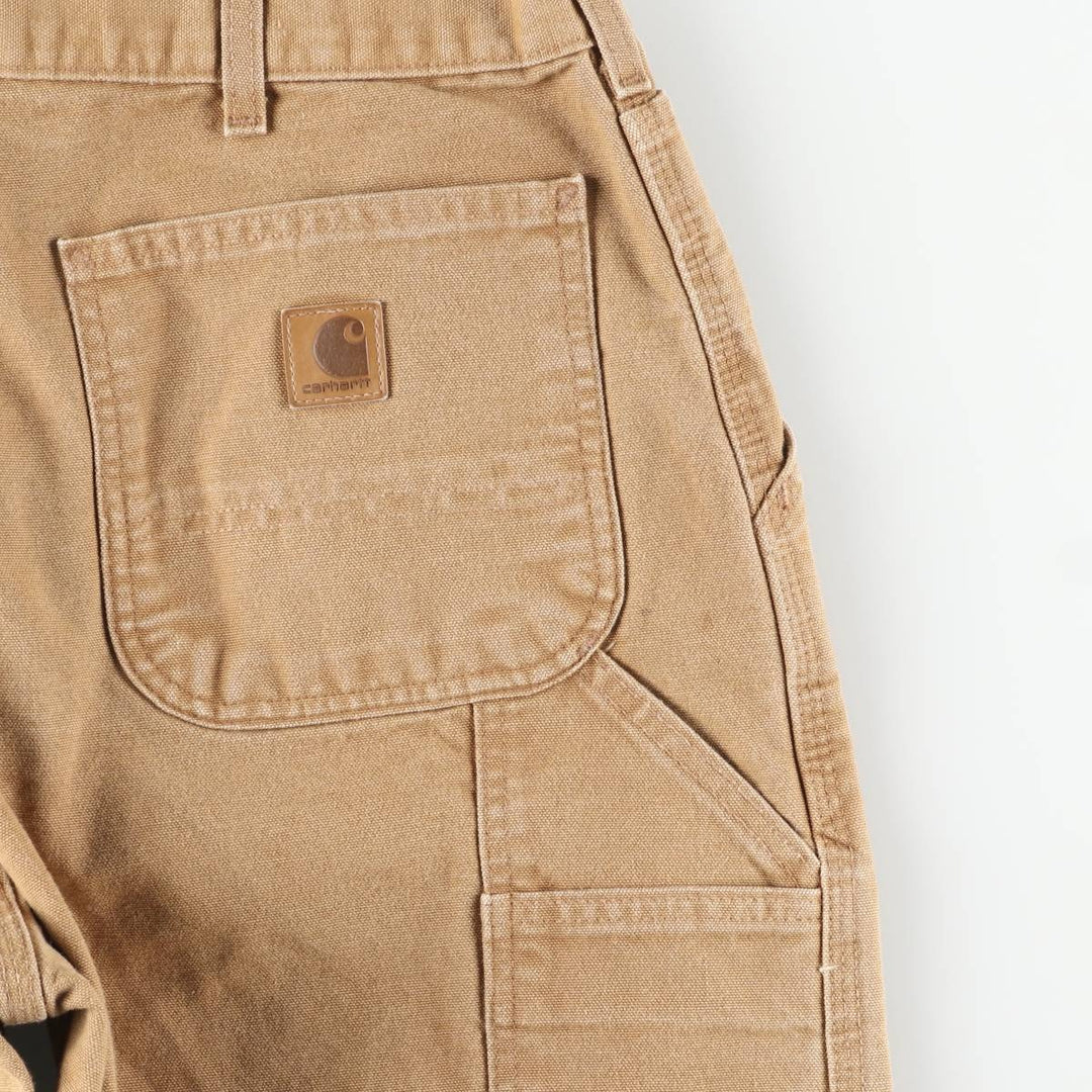 Carhartt Loose Original Fit Duck Painter Pants, Men's, W33 equivalent cotton beige type brown Vintage Second Hand