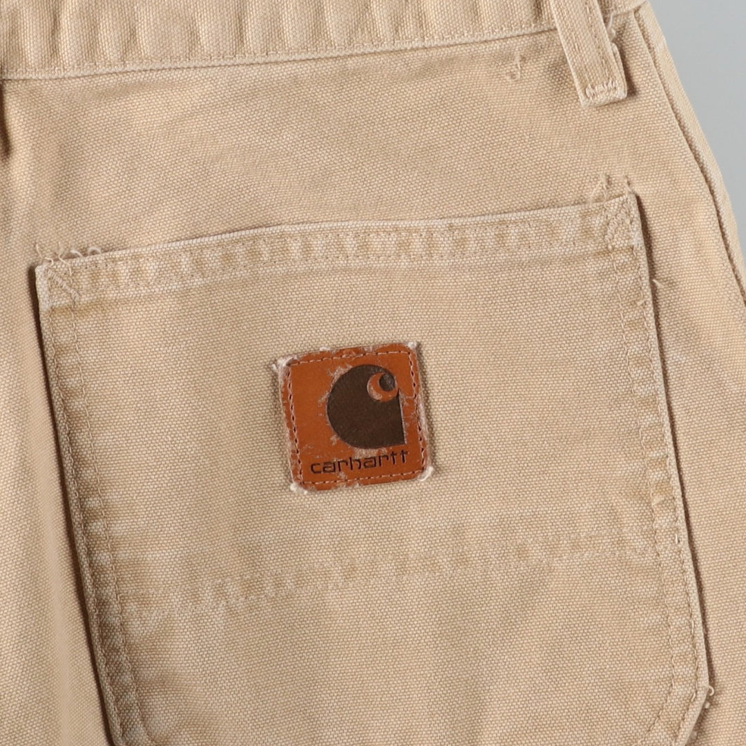 Carhartt Duck Painter Pants, Men's, W31 equivalent cotton brown type Vintage Second Hand