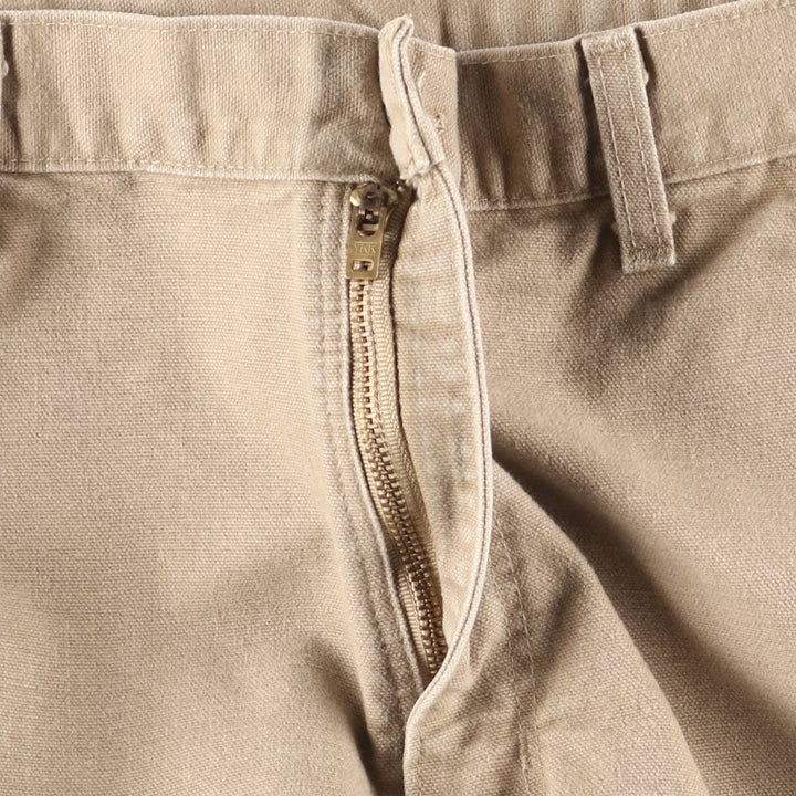 Carhartt Original Dungaree Fit Duck Painter Pants, Men's, W35 equivalent cotton beige type brown Vintage Second Hand