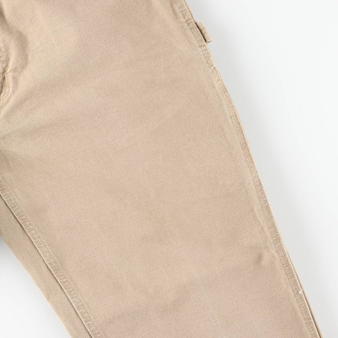 Carhartt Original Dungaree Fit Duck Painter Pants, Men's, W35 equivalent cotton beige type brown Vintage Second Hand