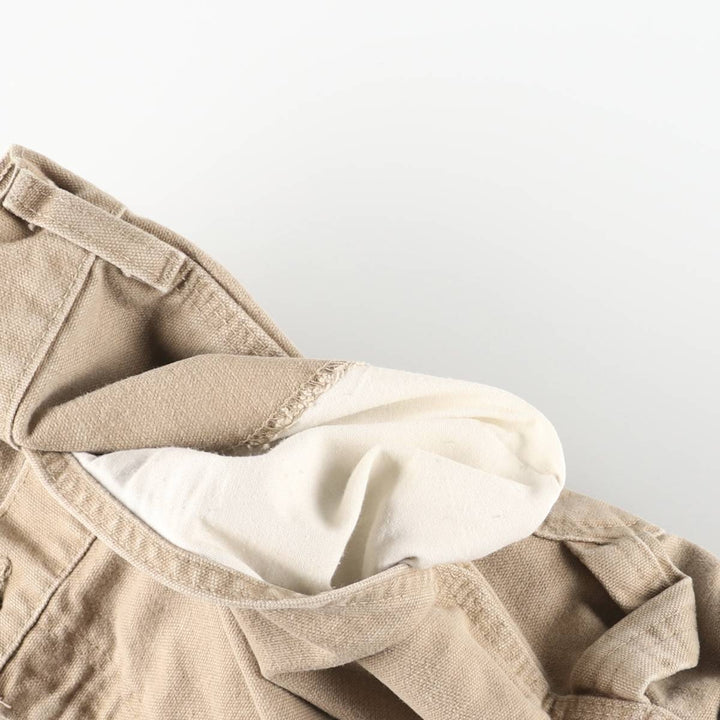 Carhartt Original Dungaree Fit Duck Painter Pants, Men's, W35 equivalent cotton beige type brown Vintage Second Hand