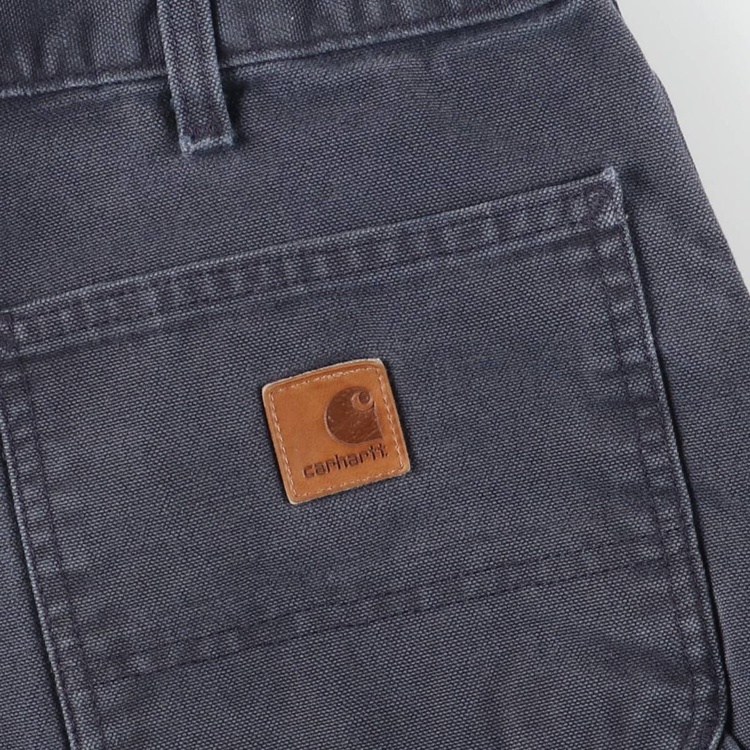 Carhartt Original Dungaree Fit Duck Painter Pants, Men's, W33 equivalent cotton navy blue type Vintage Second Hand
