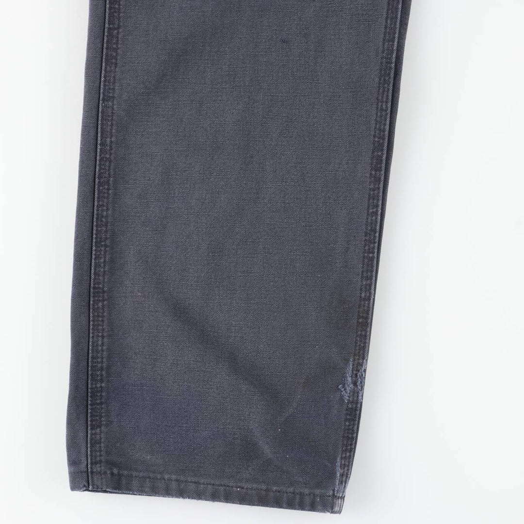 Carhartt Original Dungaree Fit Duck Painter Pants, Men's, W33 equivalent cotton navy blue type Vintage Second Hand