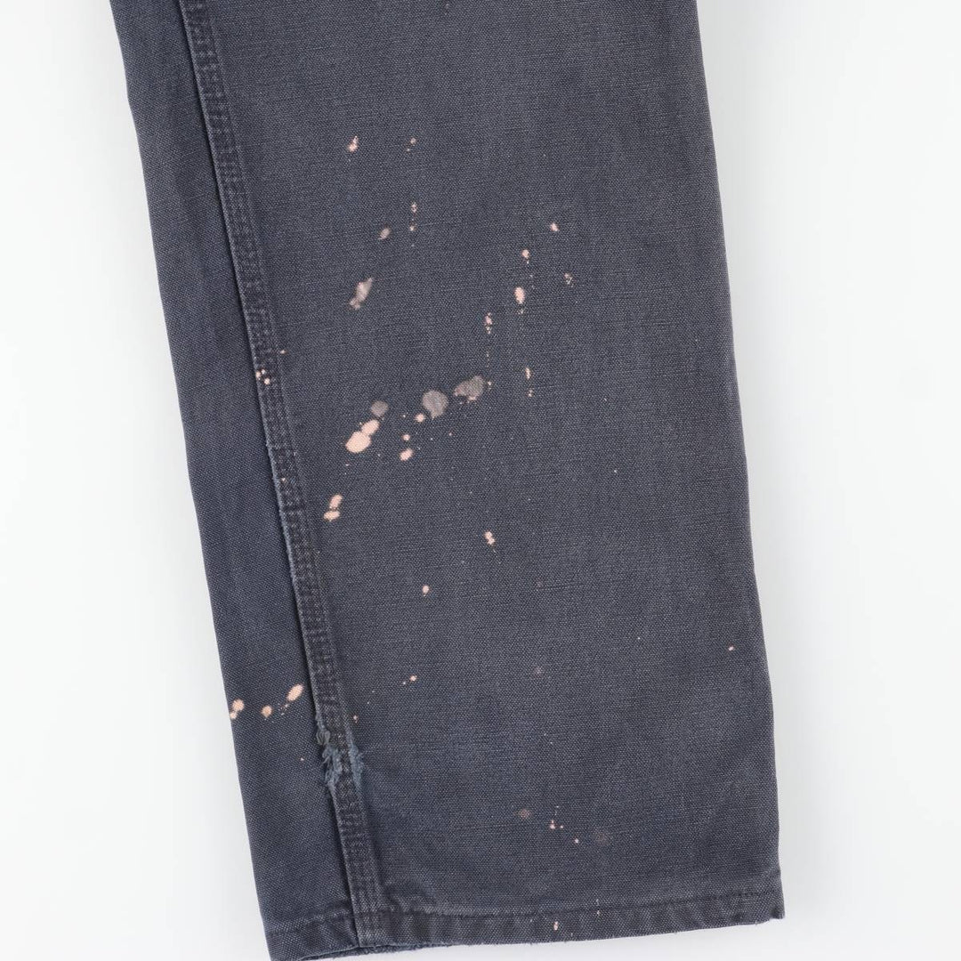 Carhartt Original Dungaree Fit Duck Painter Pants, Men's, W33 equivalent cotton navy blue type Vintage Second Hand