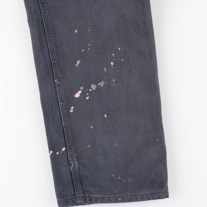 Carhartt Original Dungaree Fit Duck Painter Pants, Men's, W33 equivalent cotton navy blue type Vintage Second Hand